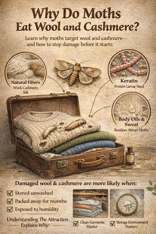 Why Do Moths Eat Wool and Cashmere? (And How to Stop Them)
